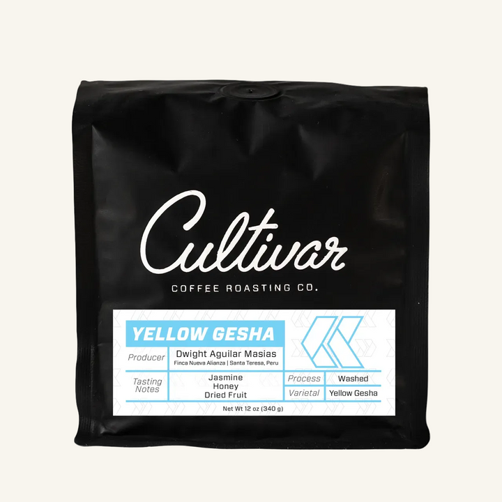 Retail bag of Cultivar Coffee Roasting Co.&