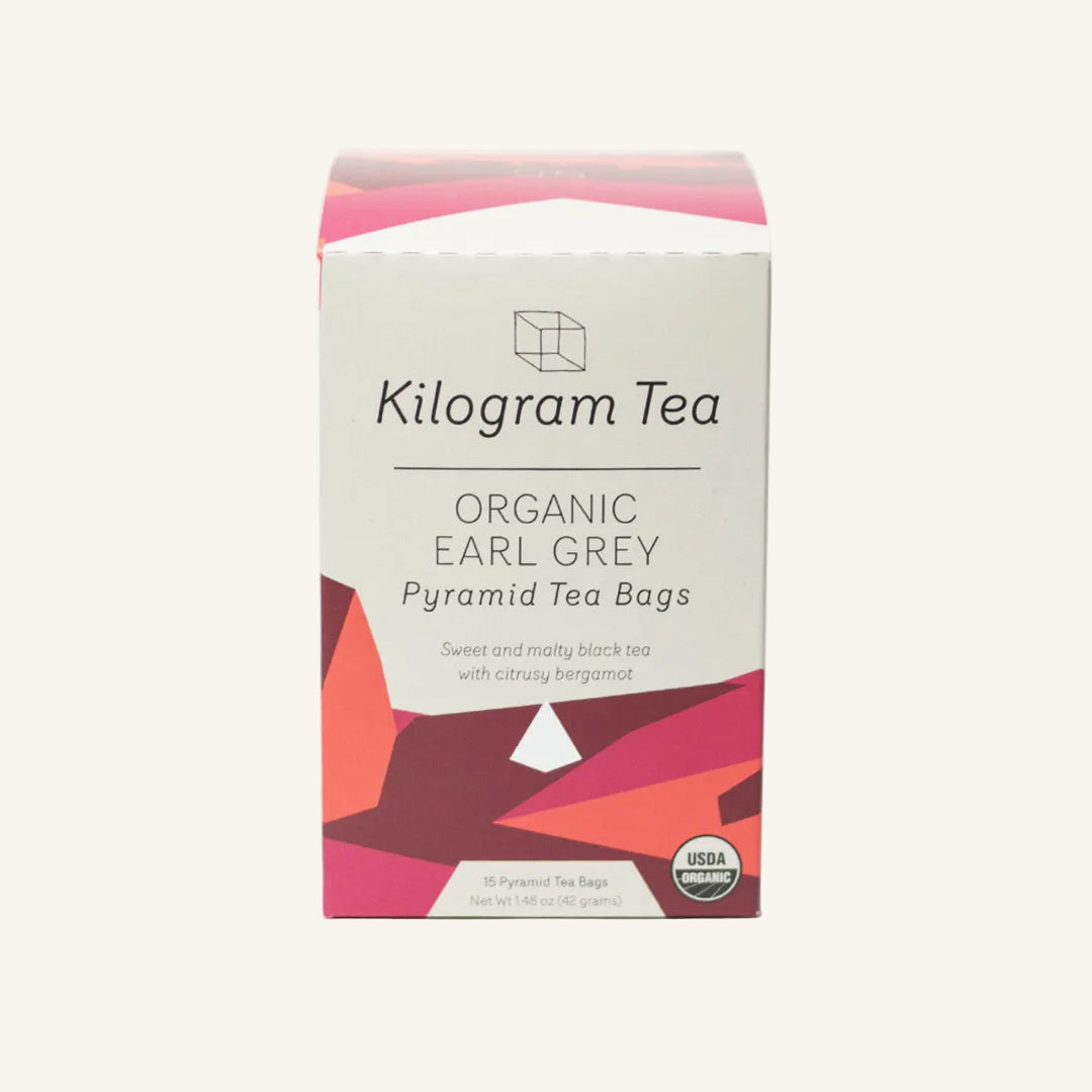 15-count box of Organic Earl Grey Teabags from Cultivar Coffee Roasting Co.